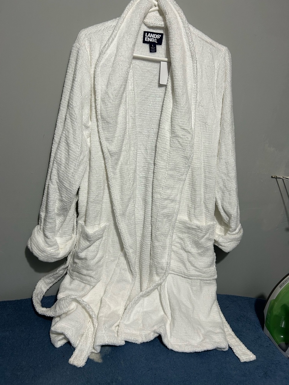 Women's White Robe-like Jacket